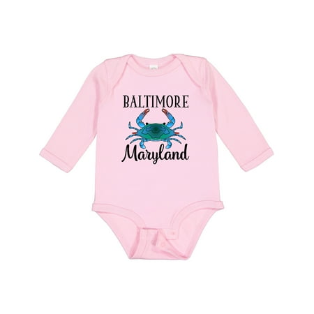Inktastic Baltimore Maryland Vacation Blue Crab Gift Baby Boy or Baby Girl Long Sleeve Bodysuit
Inktastic Baltimore Maryland Vacation Blue Crab Gift Baby Boy or Baby Girl Long Sleeve Bodysuit