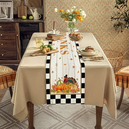 VEAREAR Maple Leaf Tablecloth Enhance Atmosphere Wear Resistant Beautifully Seasonal Fall Harvest Vintage Dining Table Runner
VEAREAR Maple Leaf Tablecloth Enhance Atmosphere Wear Resistant Beautifully Seasonal Fall Harvest Vintage Dining Table Runner