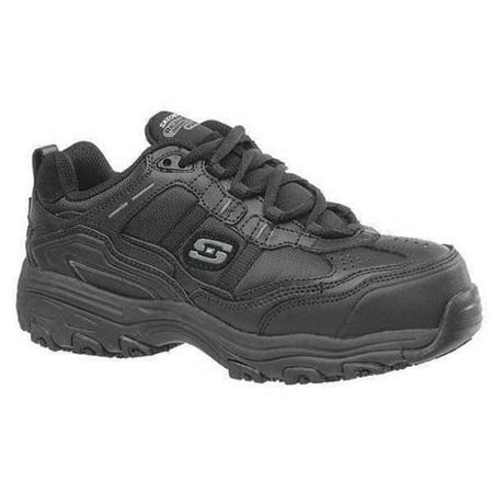 Skechers Size 11 Composite Toe Athletic Style Work Shoes, Women's, Black, D, 76582 -BLK SZ 11