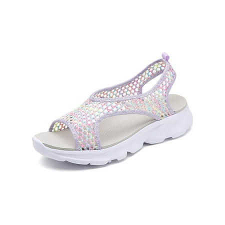 Crocowalk Womens Casual Shoes Slip On Beach Sandal Peep Toe Platform Sandals Women Wedge Shoe Party Non-slip Cutout Colorful Purple 8.5
Crocowalk Womens Casual Shoes Slip On Beach Sandal Peep Toe Platform Sandals Women Wedge Shoe Party Non-slip Cutout Colorful Purple 8.5
