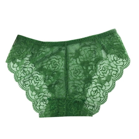 Knosfe Women s Stretch Low Waisted Underwear Breathable Soft Panties Lace See Through Bikini Briefs Free Size
Knosfe Women s Stretch Low Waisted Underwear Breathable Soft Panties Lace See Through Bikini Briefs Free Size