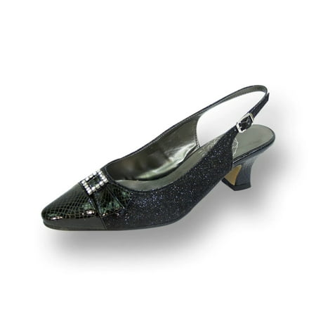 FLORAL Nancy Women s Wide Width Slingback Dress Pumps