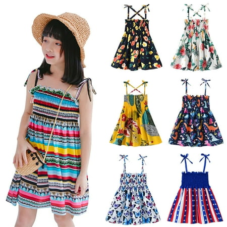 URMAGIC Toddler Baby Girl Summer Dresses Sleeveless Strap Dress Boho Beach Sling Sundress Cute Outfit Clothes 1-6 Years
URMAGIC Toddler Baby Girl Summer Dresses Sleeveless Strap Dress Boho Beach Sling Sundress Cute Outfit Clothes 1-6 Years