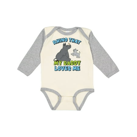 Inktastic Rhino That My Daddy Loves Me with Cute Rhinos Gift Baby Boy or Baby Girl Long Sleeve Bodysuit
Inktastic Rhino That My Daddy Loves Me with Cute Rhinos Gift Baby Boy or Baby Girl Long Sleeve Bodysuit