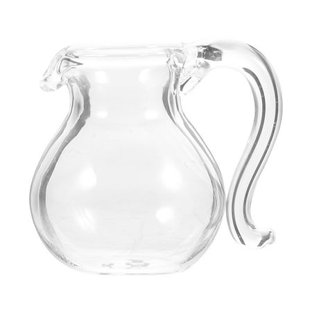 1pc Miniatures Glass Teapot Mini House Kitchen Accessories Children Toy