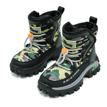 Kids Boys Snow Boots Fleece Warm Non-slip Outdoor Hiking Climbing Boots Winter Shoes
Kids Boys Snow Boots Fleece Warm Non-slip Outdoor Hiking Climbing Boots Winter Shoes