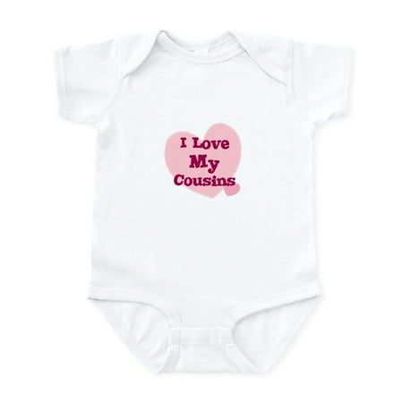 CafePress - I Love My Cousins Infant Creeper - Baby Light Bodysuit Size Newborn - 24 Months
CafePress - I Love My Cousins Infant Creeper - Baby Light Bodysuit Size Newborn - 24 Months