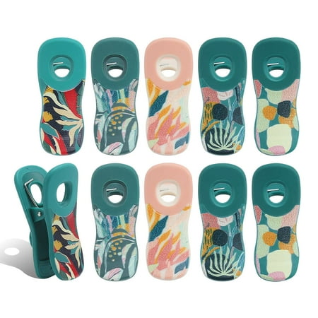 Cook with Color Cute Magnetic Bag Clips 10 Piece Set of Chip Clips Spring Time Floral
Cook with Color Cute Magnetic Bag Clips 10 Piece Set of Chip Clips Spring Time Floral