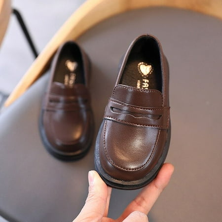 DancePeanut Spring Autumn Kids Girls Slip-On Leather Shoes For Children Boys Non-Slip Flat Casual Shoes Size 21-36
DancePeanut Spring Autumn Kids Girls Slip-On Leather Shoes For Children Boys Non-Slip Flat Casual Shoes Size 21-36