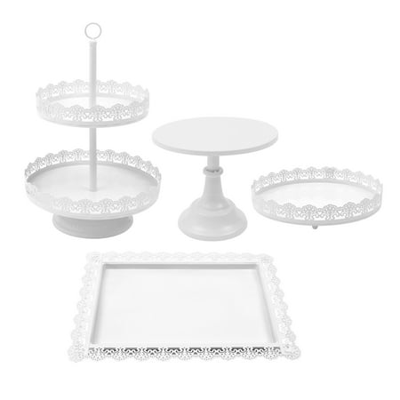 4 Pcs Simplicity Fruit Plat Cake Stand Set Metal Cupcake Stand Dessert Holder White Home
4 Pcs Simplicity Fruit Plat Cake Stand Set Metal Cupcake Stand Dessert Holder White Home