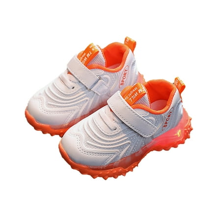 Kids Light Up Shoes Baby Sneaker Children Baby Girls Boys Letter Led Light Luminous Running Sport Sneaker Shoes Orange 12-18 Months
Kids Light Up Shoes Baby Sneaker Children Baby Girls Boys Letter Led Light Luminous Running Sport Sneaker Shoes Orange 12-18 Months