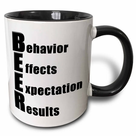 3dRose BEER Behavior Effects Expectation Results Black - Two Tone Black Mug 11-ounce
3dRose BEER Behavior Effects Expectation Results Black - Two Tone Black Mug 11-ounce