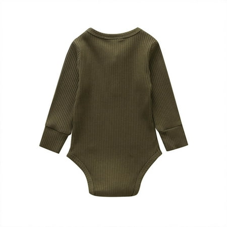 TUOBARR Toddler Baby Autumn Baby Alphabet Solid Color Striped Romper Jumpsuit Green (3-24Months)
TUOBARR Toddler Baby Autumn Baby Alphabet Solid Color Striped Romper Jumpsuit Green (3-24Months)
