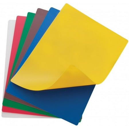 Winco CBF-1520 Flexible Color-Coded Cutting Mat Set 20 x 15