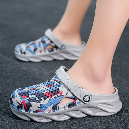 Men s Trendy Colour Block Hollow Out Breathable Clogs Comfy Non Slip EVA Soft Sole Backless Shoes For Men s Outdoor Activities
Men s Trendy Colour Block Hollow Out Breathable Clogs Comfy Non Slip EVA Soft Sole Backless Shoes For Men s Outdoor Activities
