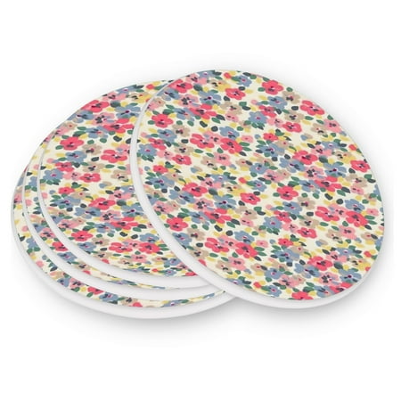 Round Coasters Modern Style Ceramic Coaster Waterproof and Durable Drink Coaster Coasters set of 4 Customizable Coasters 2pcs Pastel Small Floral
Round Coasters Modern Style Ceramic Coaster Waterproof and Durable Drink Coaster Coasters set of 4 Customizable Coasters 2pcs Pastel Small Floral