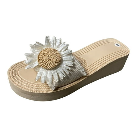 ZHAGHMIN Flower Espadrille Wedge Sandals Fashion Women Beach Slip On Casual Flowers Open Toe Non Slip Wedges Breathable Slippers Shoes Sandals Womens Christmas Slippers Boot Slippers For Women Indoo
ZHAGHMIN Flower Espadrille Wedge Sandals Fashion Women Beach Slip On Casual Flowers Open Toe Non Slip Wedges Breathable Slippers Shoes Sandals Womens Christmas Slippers Boot Slippers For Women Indoo