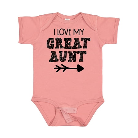 Inktastic I Love My Great Aunt with Arrow Gift Baby Boy or Baby Girl Bodysuit
Inktastic I Love My Great Aunt with Arrow Gift Baby Boy or Baby Girl Bodysuit