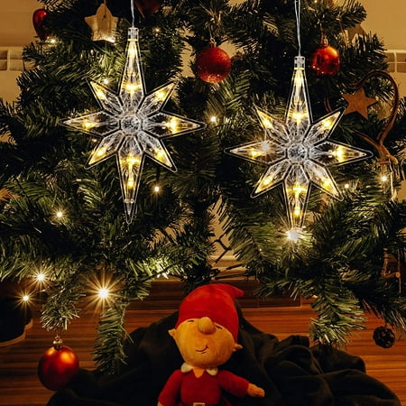 Christmas Lights Battery Operated Polaris Star Hanging Window Lights with Suction Cup for Christmas Home Shop Party Gifts(2 PACK
Christmas Lights Battery Operated Polaris Star Hanging Window Lights with Suction Cup for Christmas Home Shop Party Gifts(2 PACK