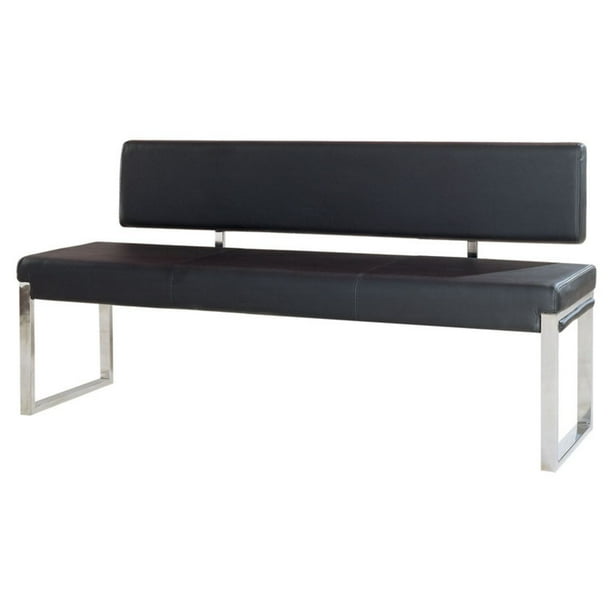 Diamond Sofa Knox Bench with Back