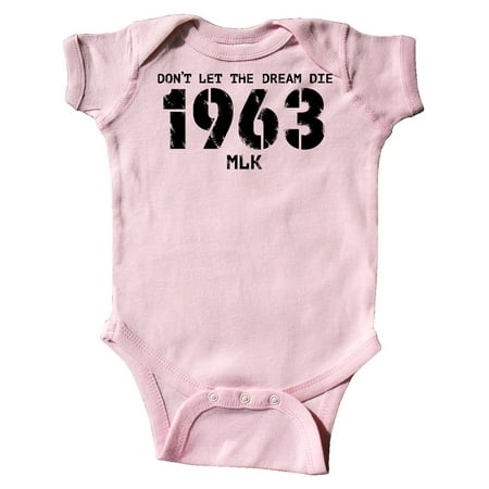 Inktastic Don t Let the Dream Die 1963 MLK Gift Baby Boy or Baby Girl Bodysuit
Inktastic Don t Let the Dream Die 1963 MLK Gift Baby Boy or Baby Girl Bodysuit