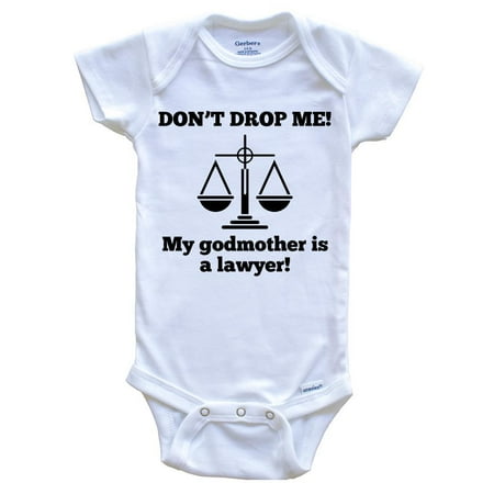 Don t Drop Me My Godmother Is A Lawyer Funny Baby Bodysuit - Godchild One Piece Baby Bodysuit
Don t Drop Me My Godmother Is A Lawyer Funny Baby Bodysuit - Godchild One Piece Baby Bodysuit