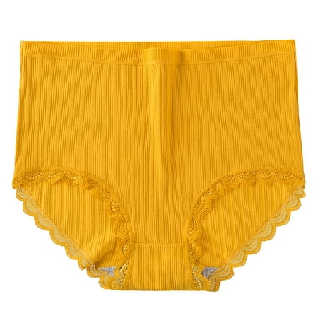 Toyella Women s High-waisted Panties Honeycomb Antibacterial Crotch Underwear Women s Cotton Yellow XL
Toyella Women s High-waisted Panties Honeycomb Antibacterial Crotch Underwear Women s Cotton Yellow XL