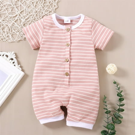 Hunpta Kids Infant Baby Girls Boys Shorts Sleeves Stripe Ribbed Romper Bodysuit Jumpsuit Suit
Hunpta Kids Infant Baby Girls Boys Shorts Sleeves Stripe Ribbed Romper Bodysuit Jumpsuit Suit