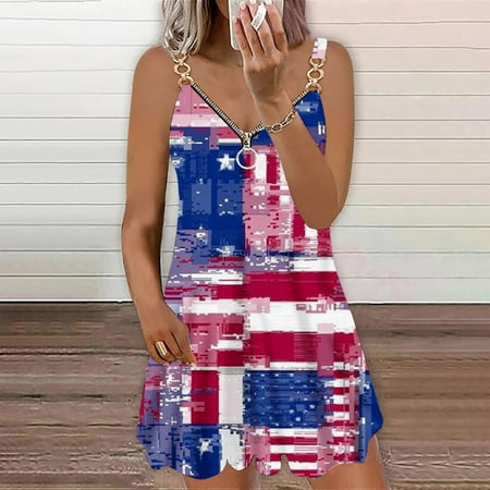 Hvyesh Womens Sundresses 2023 Plus Size Elegant Long Dress Stars and Stripes Print V Neck Dresses Sleeveless Comfortable Flowy Dress Multicolor
Hvyesh Womens Sundresses 2023 Plus Size Elegant Long Dress Stars and Stripes Print V Neck Dresses Sleeveless Comfortable Flowy Dress Multicolor