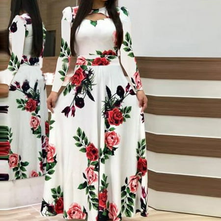 Tawop Fashion Women Casual Print V-Neck High Waist Long Sleeve Long Dress Long Sleeve Round-Neck Ankle Dress Corset Dress
Tawop Fashion Women Casual Print V-Neck High Waist Long Sleeve Long Dress Long Sleeve Round-Neck Ankle Dress Corset Dress
