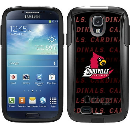 University of Louisville Repeating Design on OtterBox Commuter Series Case for Samsung Galaxy S4