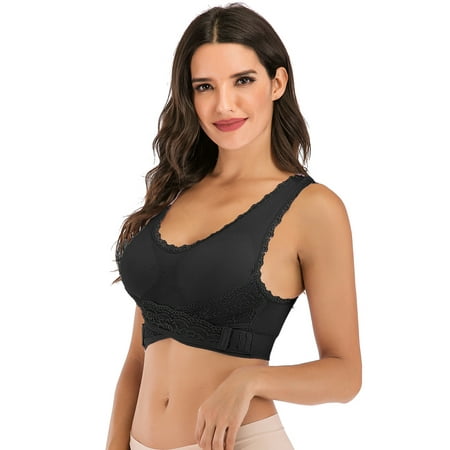 FANNYC 1-3 Pack Sports Bras For Women Lace Front Cross Side Buckle Sports Bras Push Up Padded Bralette Yoga Workout Gym Activewear Sports Bra Top Size Up To 2XL
FANNYC 1-3 Pack Sports Bras For Women Lace Front Cross Side Buckle Sports Bras Push Up Padded Bralette Yoga Workout Gym Activewear Sports Bra Top Size Up To 2XL