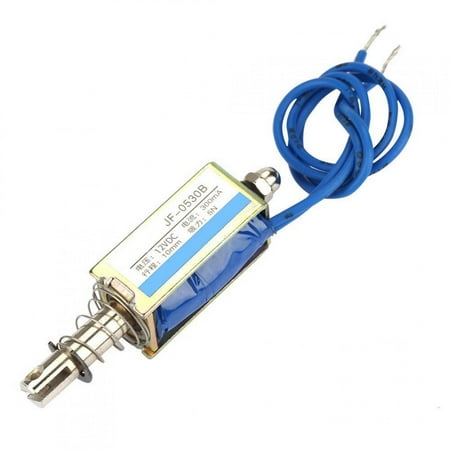 Agatige Electromagnet Automation Control 6/12/24V DC 300mA DC Pull Electromagnet 5N Retractable Range 10mm Push Electromagnet
Agatige Electromagnet Automation Control 6/12/24V DC 300mA DC Pull Electromagnet 5N Retractable Range 10mm Push Electromagnet