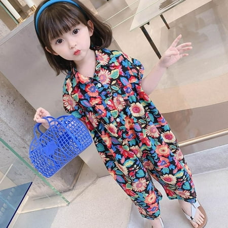 Clearance Kid Toddler Baby Girl Spring Summer Short Sleeve Romper One Piece Printed Jumpsuit Bell-Bottomed Flare Pants
Clearance Kid Toddler Baby Girl Spring Summer Short Sleeve Romper One Piece Printed Jumpsuit Bell-Bottomed Flare Pants