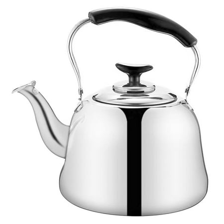 1pc Stainless Steel Whistling Teakettle Tea Pot with Tea Strainer for Home Hotel
1pc Stainless Steel Whistling Teakettle Tea Pot with Tea Strainer for Home Hotel