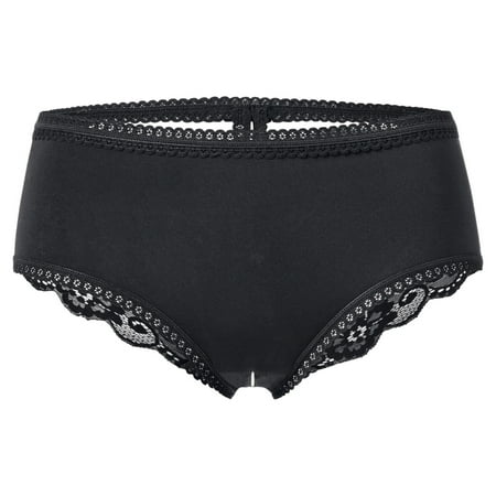 Lace Back Hollowed Out Panties Lace Mid Waist Underpants For Women S Sexy Underwear Black XS
Lace Back Hollowed Out Panties Lace Mid Waist Underpants For Women S Sexy Underwear Black XS