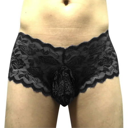 AIYUQ.U Mens Underwear Lace Thong Solid Color Briefs Enhance Pouch See Through Underpants
AIYUQ.U Mens Underwear Lace Thong Solid Color Briefs Enhance Pouch See Through Underpants