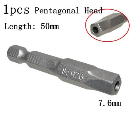 1PCS Screwdriver Bit Accessories Pentagonal Bit Equipment Quality Brand New7.6MM
1PCS Screwdriver Bit Accessories Pentagonal Bit Equipment Quality Brand New7.6MM