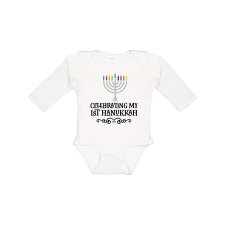 Inktastic Hanukkah Babys 1st Menorah Gift Baby Boy or Baby Girl Long Sleeve Bodysuit
Inktastic Hanukkah Babys 1st Menorah Gift Baby Boy or Baby Girl Long Sleeve Bodysuit
