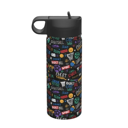 Qekee Basketball Print 18OZ Sports Insulated Kettle Coffee Mug Travel Tea Mug Thermos Cup 18 Stainless Steel Water Bottle For Running Hiking Cycling
Qekee Basketball Print 18OZ Sports Insulated Kettle Coffee Mug Travel Tea Mug Thermos Cup 18 Stainless Steel Water Bottle For Running Hiking Cycling