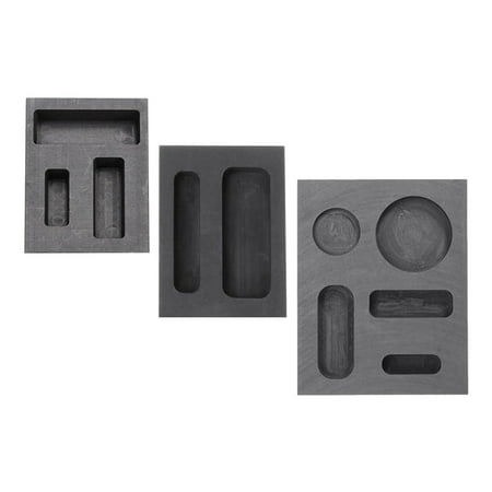 3PCS Graphite Ingot Mold Furnace Casting Smelting Gold and Silver or Other Metal Smelting Tools
3PCS Graphite Ingot Mold Furnace Casting Smelting Gold and Silver or Other Metal Smelting Tools