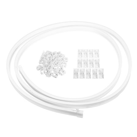 Andoer (Pulleys + Mounting plates + Seals) Flexible Curtain Rails Nano Mute