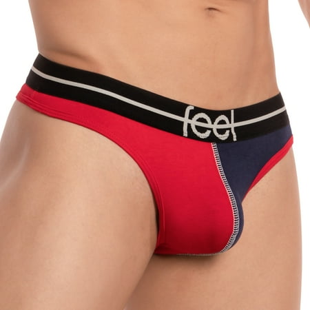 Mens Sexy Lightweight High Cut Bikini Brief Thong Design Hot Boxer Underwear