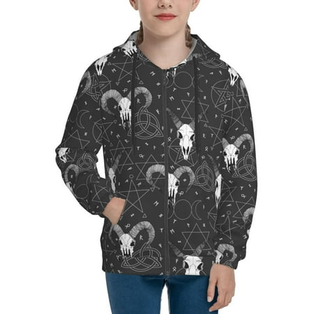 Hoodies for Women Gothic Style Cool Goat Skull_A Long Sleeve Sweatshirt Drawstring Zip Up Hoodie with Pockets Teen Girl Clothes
Hoodies for Women Gothic Style Cool Goat Skull_A Long Sleeve Sweatshirt Drawstring Zip Up Hoodie with Pockets Teen Girl Clothes