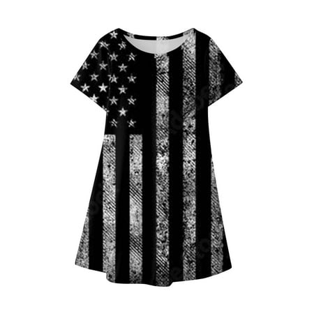 HIBRO Toddler Kids Girl Fourth Of July Independent Day Star Stripes Prints Short Sleeves Party Costome Princess Dress Baby Flower Girl Dress Cute Outfits for Girls 9 10 Shirt Dresses
HIBRO Toddler Kids Girl Fourth Of July Independent Day Star Stripes Prints Short Sleeves Party Costome Princess Dress Baby Flower Girl Dress Cute Outfits for Girls 9 10 Shirt Dresses
