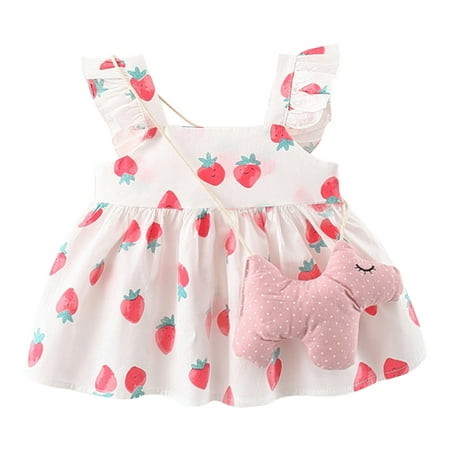 GWAABD Little Girl Dresses White Cotton Blend toddler Girls Sleeveless Sundress Floral Prints Dress Princess Dress Clothes 8
GWAABD Little Girl Dresses White Cotton Blend toddler Girls Sleeveless Sundress Floral Prints Dress Princess Dress Clothes 8