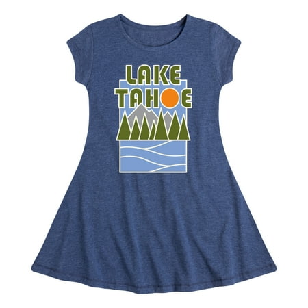 Instant Message - Lake Tahoe - Toddler & Youth Girls Fit & Flare Dress