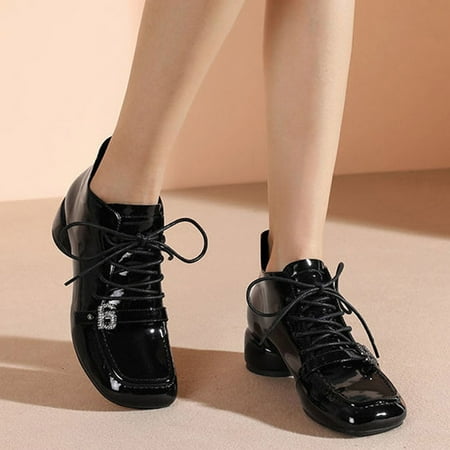 Fashion Summer And Autumn Women Casual Shoes Lace Up Comfortable Solid Color Thick Heel Low Heel
Fashion Summer And Autumn Women Casual Shoes Lace Up Comfortable Solid Color Thick Heel Low Heel