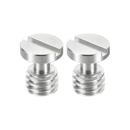 Uxcell 3/8 -16 Thread 15.5mm Length Camera Quick Release Screw Tripod Screws Flat Slot Screws Silver 2 Pack
Uxcell 3/8 -16 Thread 15.5mm Length Camera Quick Release Screw Tripod Screws Flat Slot Screws Silver 2 Pack