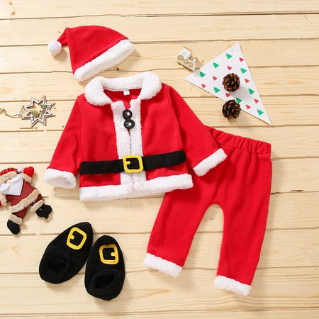 CHGBMOK Christmas Deals Newborn Infant Baby Boy Girl Christmas Winter Baby Christmas Romper With Christmas Hat Cute Christmas Three-Piece Set Clearance
CHGBMOK Christmas Deals Newborn Infant Baby Boy Girl Christmas Winter Baby Christmas Romper With Christmas Hat Cute Christmas Three-Piece Set Clearance